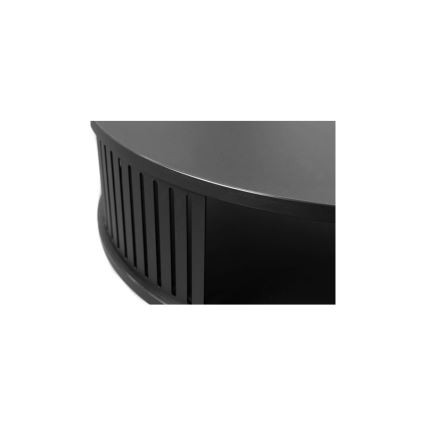 Table basse ROENNI 44x75 cm noir/blanc