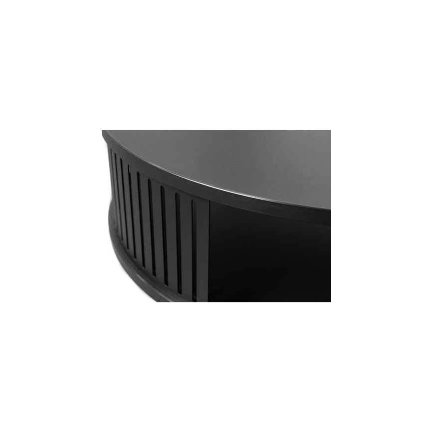 Table basse ROENNI 44x75 cm noir/blanc