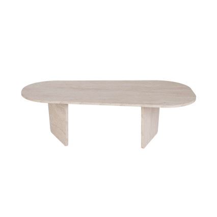 Table basse ROND 130 x 65 cm beige