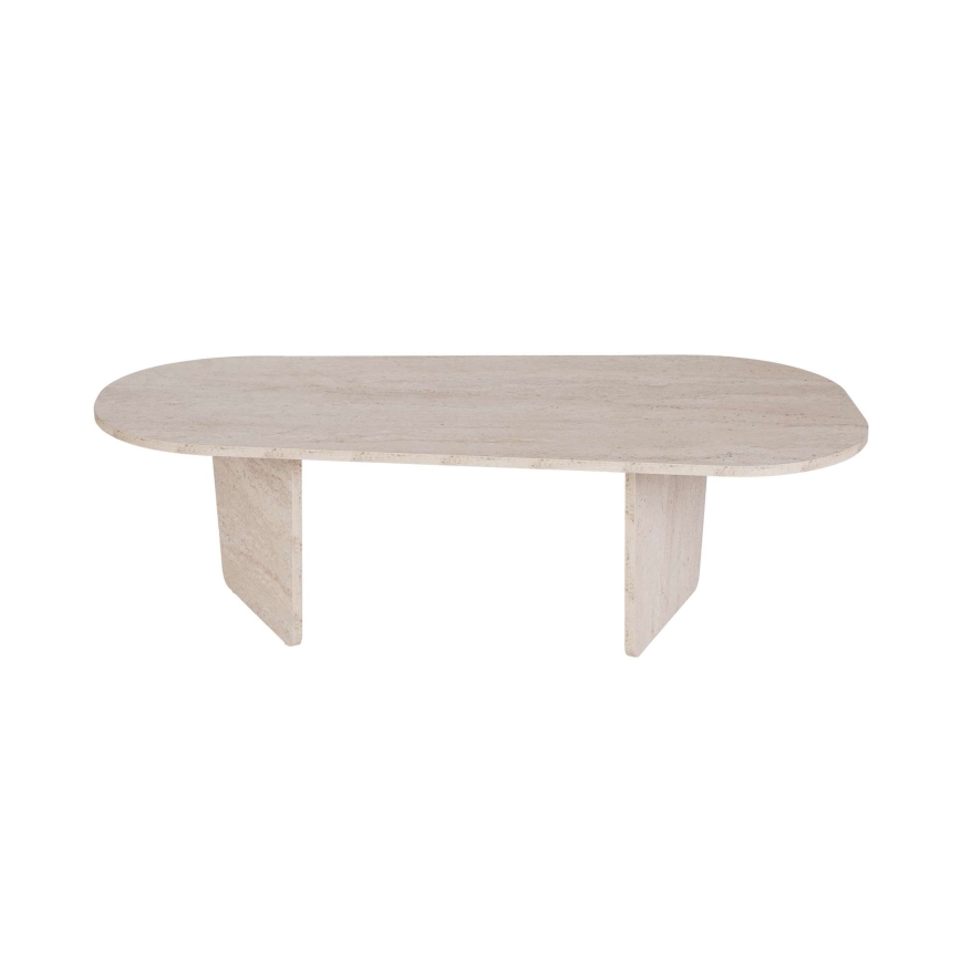 Table basse ROND 130 x 65 cm beige