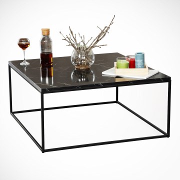 Table basse ROYAL 43x75 cm noire