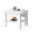 Table basse/salle à manger pliable avec couvercle relevable CALEB blanc