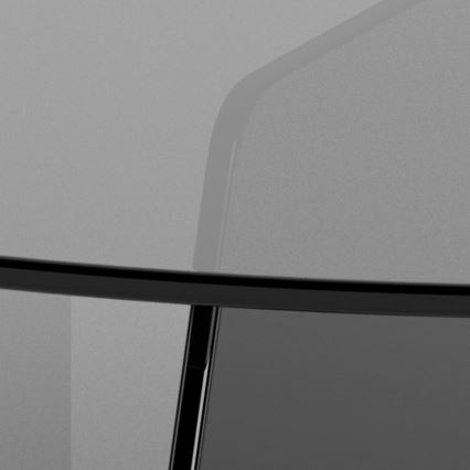 Table basse SANOS 80 cm gris fumé