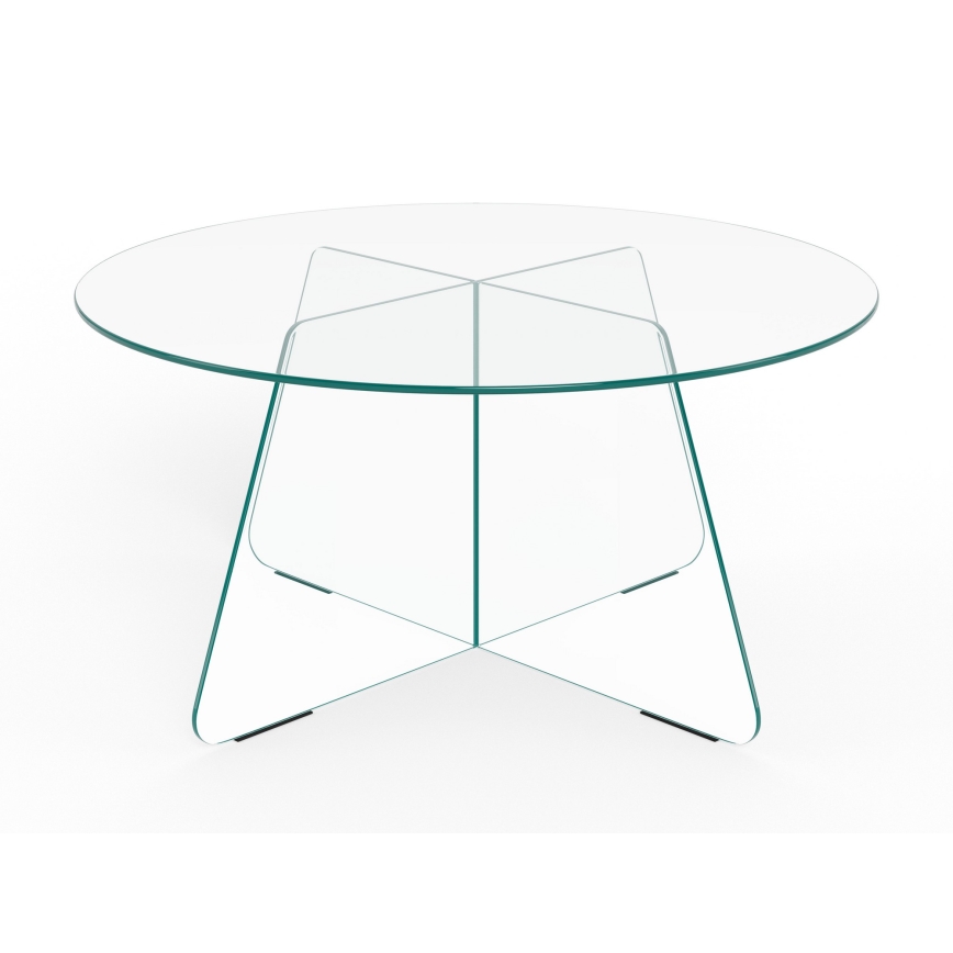 Table basse SANOS 80 cm transparente