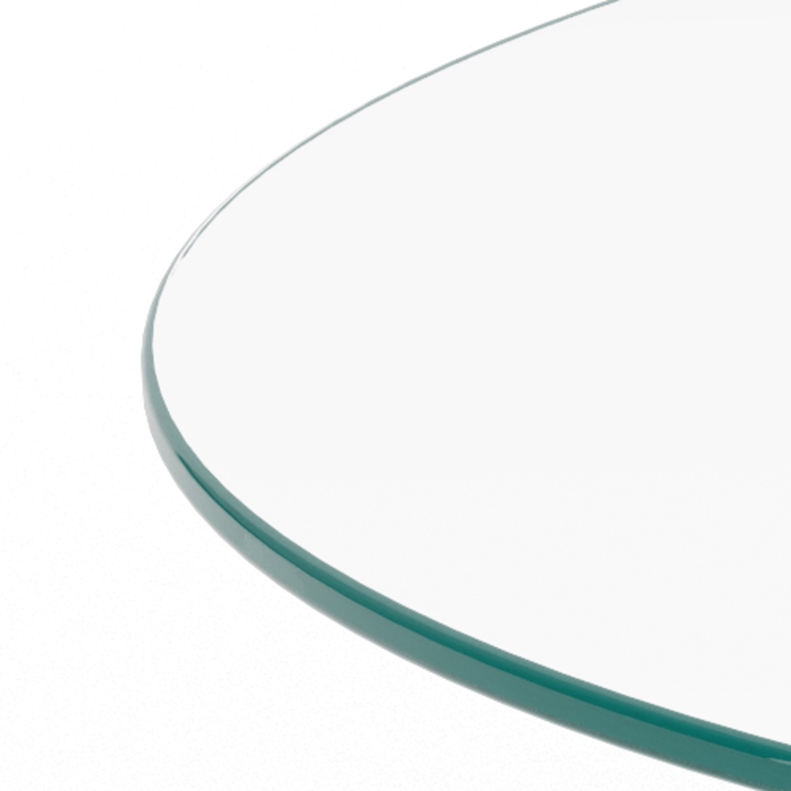 Table basse SANOS 80 cm transparente