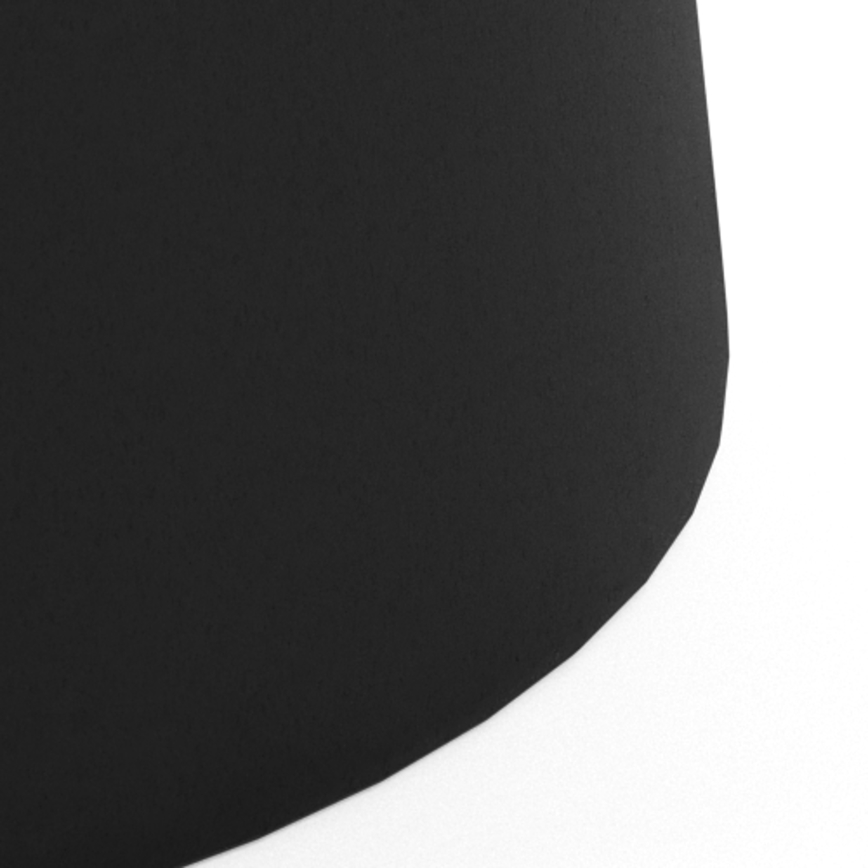 Table basse SANTORINI Ø 70 cm blanc/noir/céramique