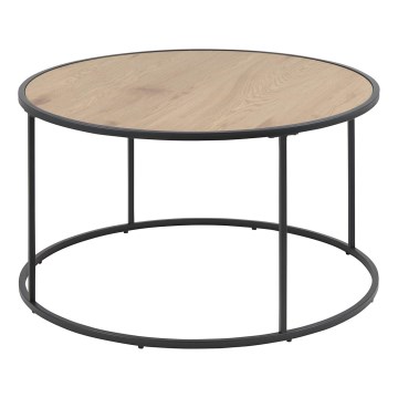 Table basse SARON chêne/noir