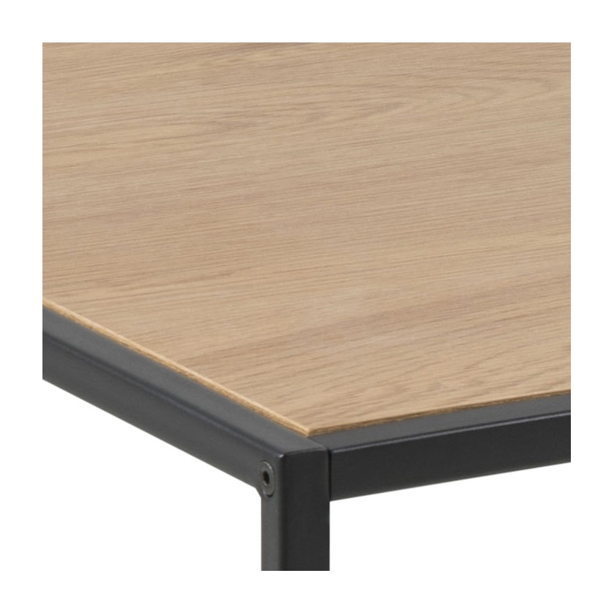 Table basse SARON chêne/noir