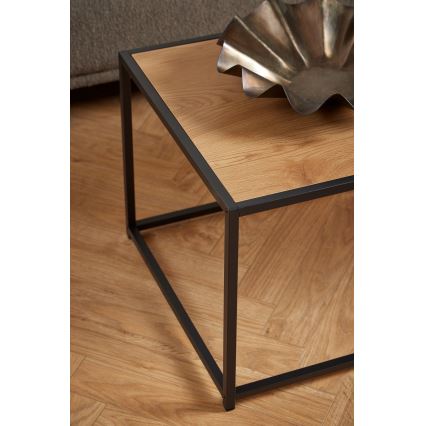 Table basse SARON chêne/noir