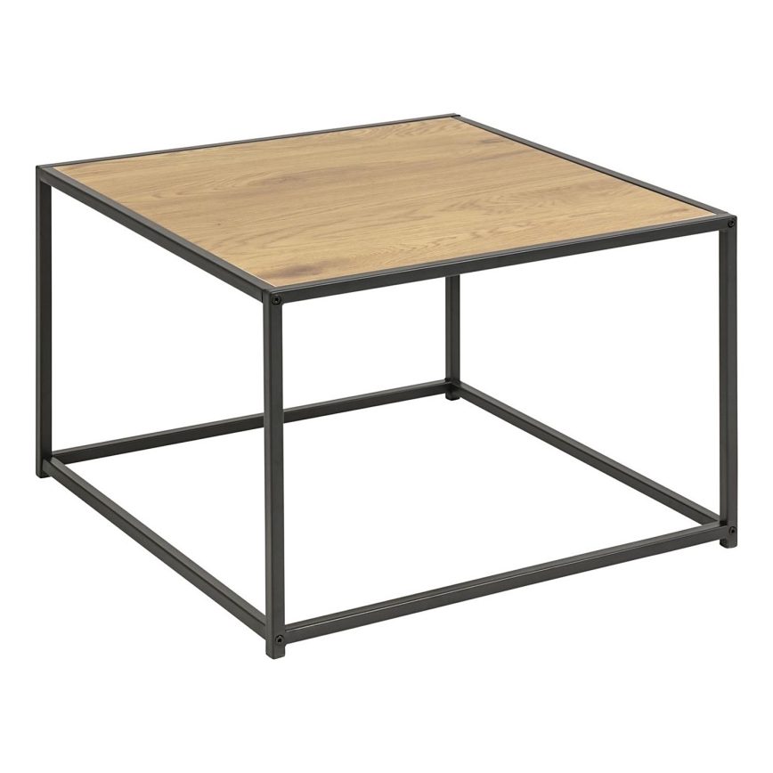 Table basse SARON chêne/noir