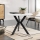 Table basse STK 50x65 cm noir/blanc