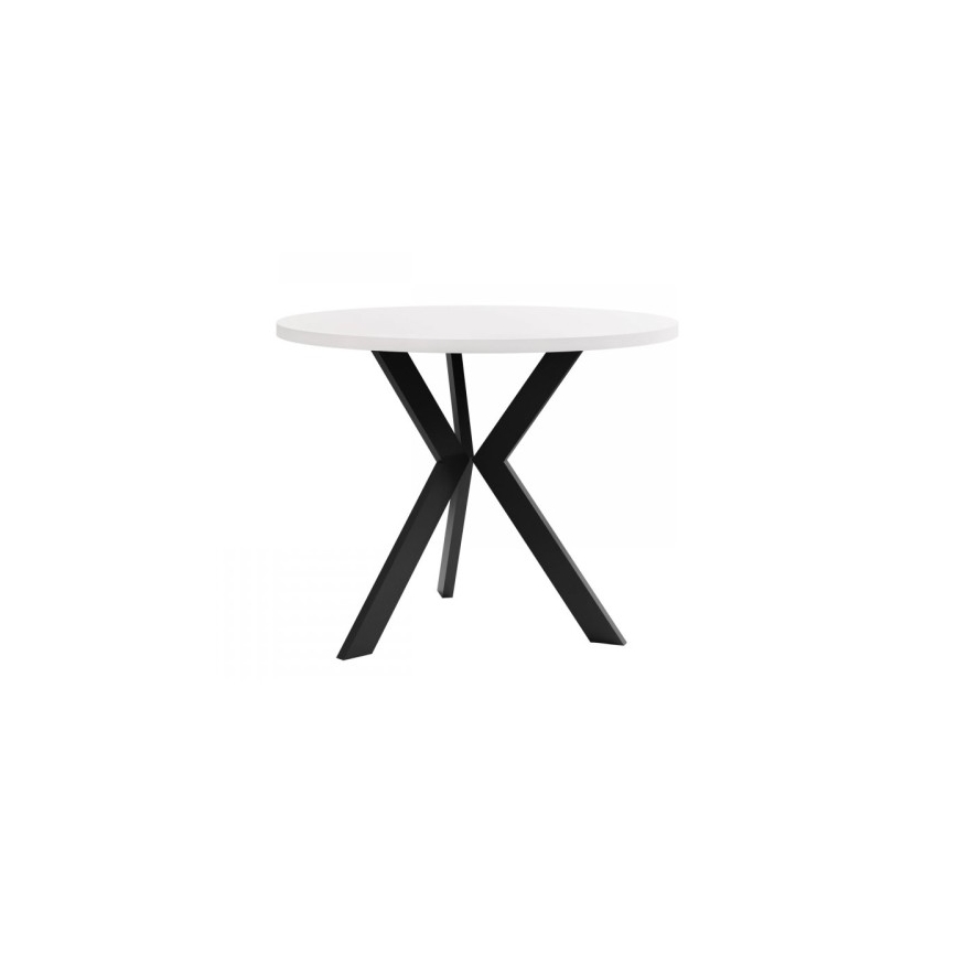 Table basse STK 50x65 cm noir/blanc