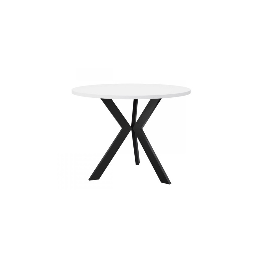 Table basse STK 50x65 cm noir/blanc