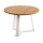 Table basse TRILEG 48x70 cm blanche/chêne