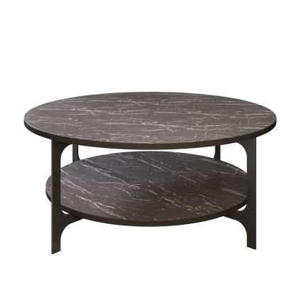 Table basse VERSY 37x90 cm noir