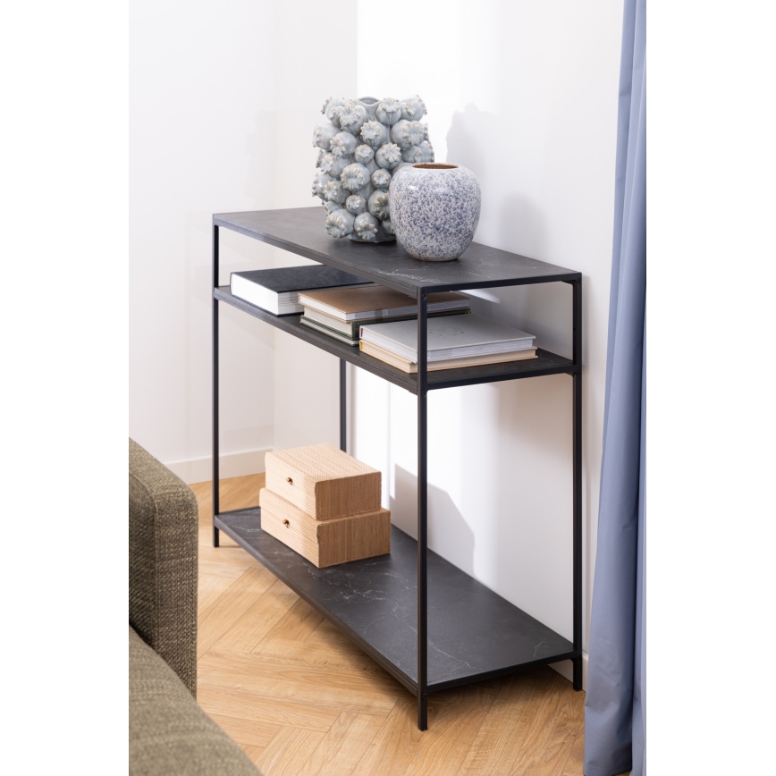 Table console ALMA anthracite