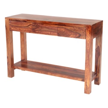 Table console GANI 76x130 cm bois massif/palissandre