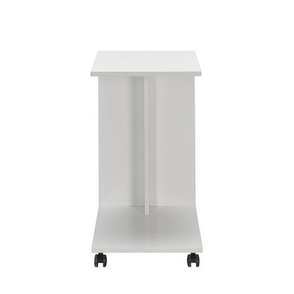 Table d'appoint 65x35 cm blanc