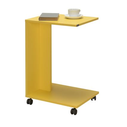 Table d'appoint 65x35 cm jaune