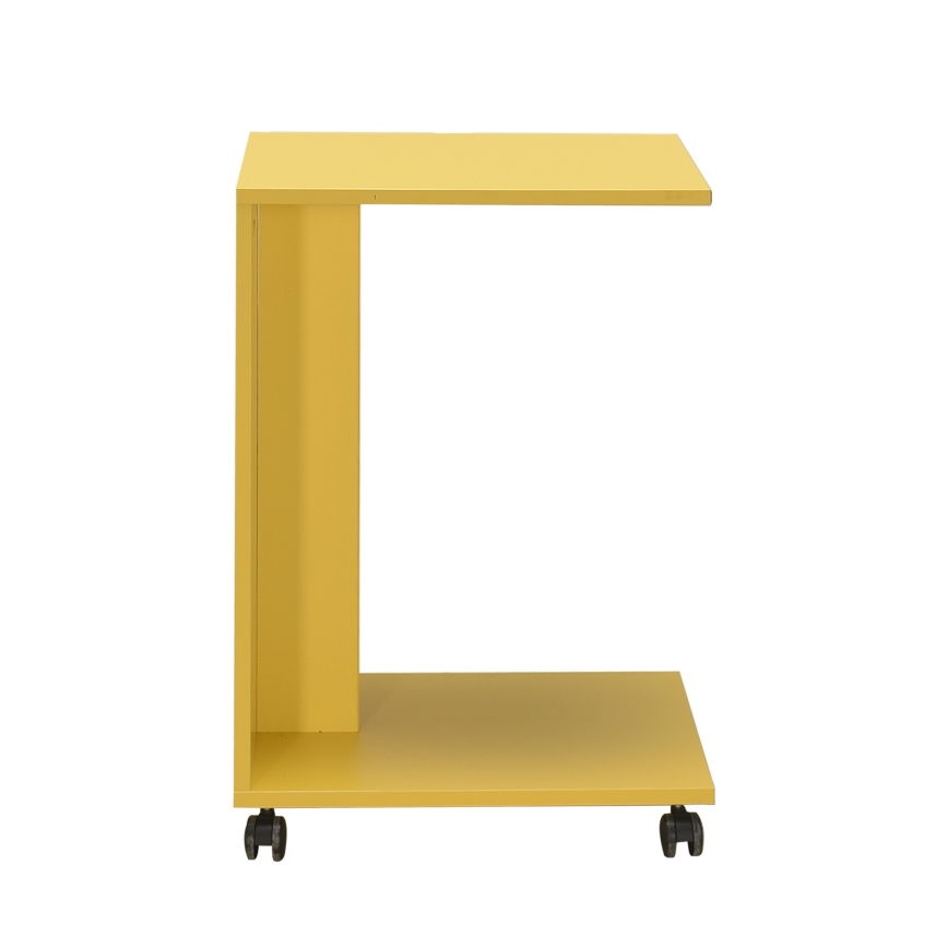Table d'appoint 65x35 cm jaune