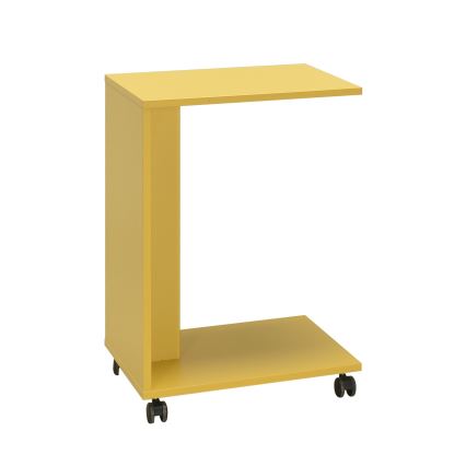 Table d'appoint 65x35 cm jaune