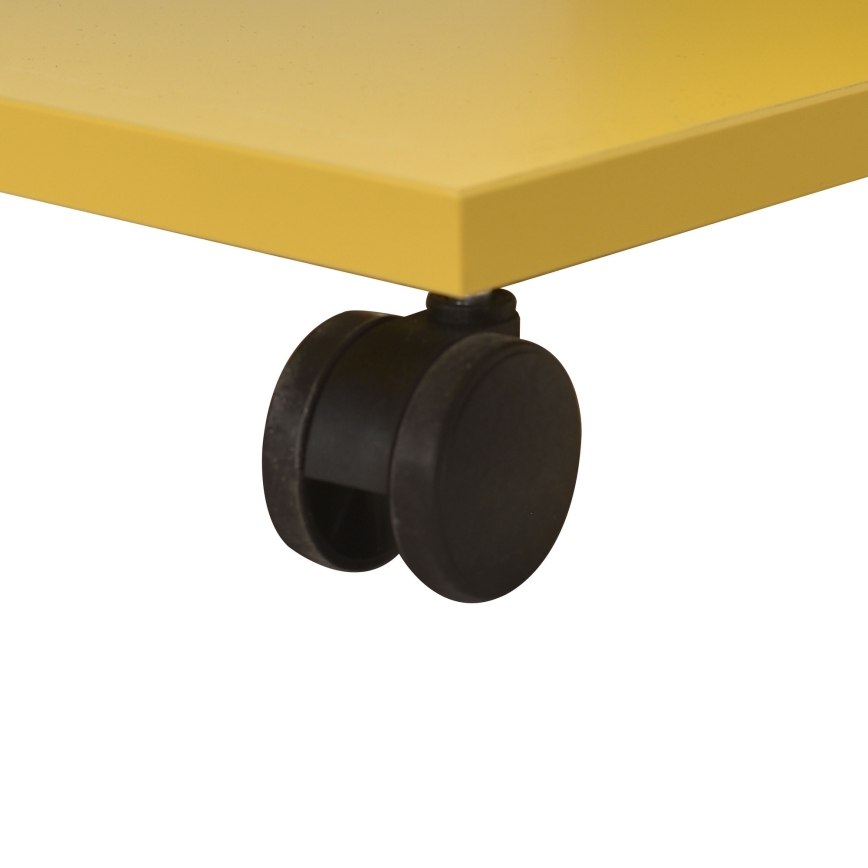 Table d'appoint 65x35 cm jaune