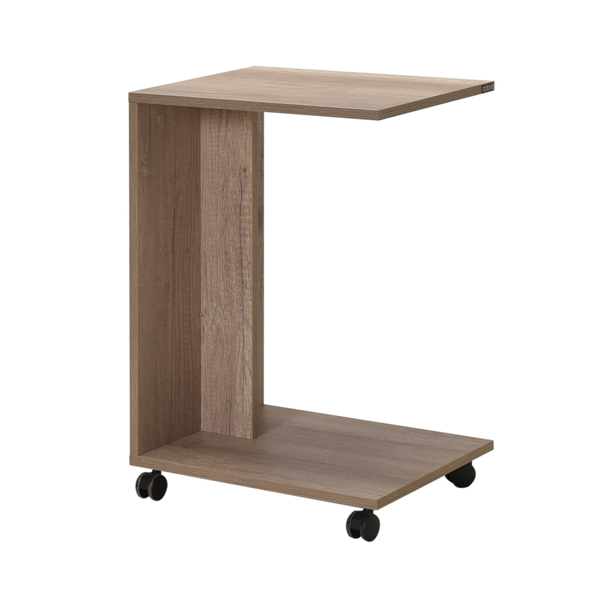 Table d'appoint 65x35 cm marron