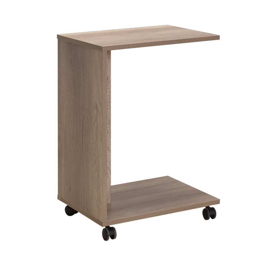 Table d'appoint 65x35 cm marron