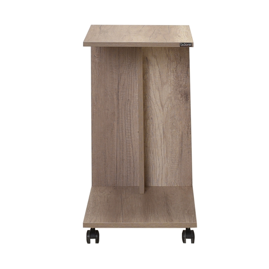 Table d'appoint 65x35 cm marron