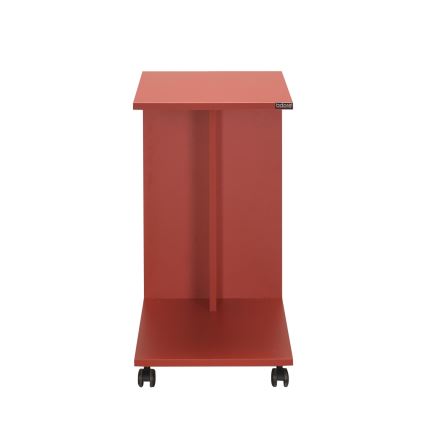 Table d'appoint 65x35 cm rouge