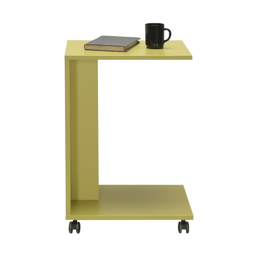 Table d'appoint 65x35 cm vert