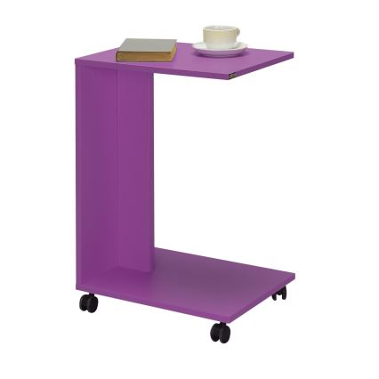Table d'appoint 65x35 cm violet