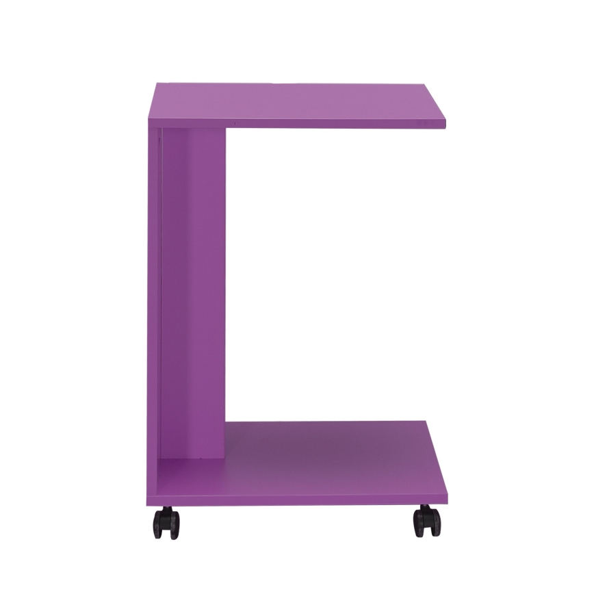 Table d'appoint 65x35 cm violet