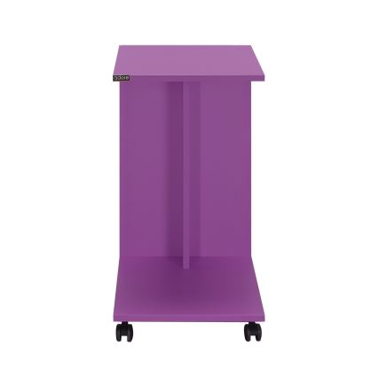 Table d'appoint 65x35 cm violet