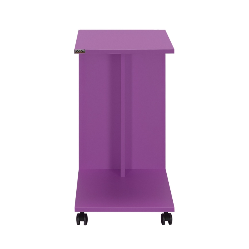 Table d'appoint 65x35 cm violet