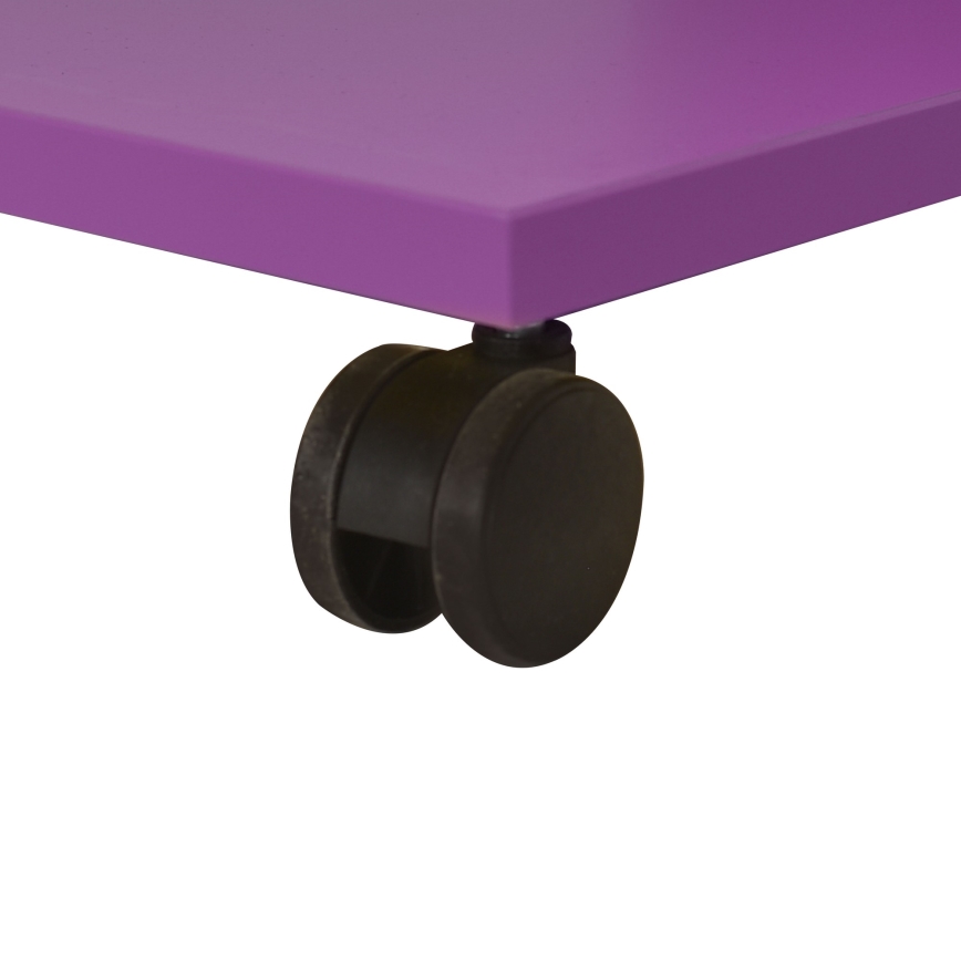 Table d'appoint 65x35 cm violet