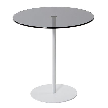 Table d'appoint CHILL 50x50 cm blanc/noir