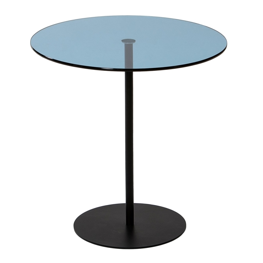 Table d'appoint CHILL 50x50 cm noir/bleu