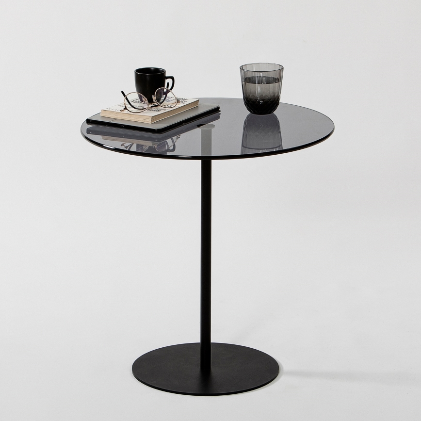 Table d'appoint CHILL 50x50 cm noir