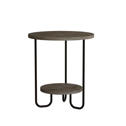 Table d'appoint CORRO 45x40 cm marron