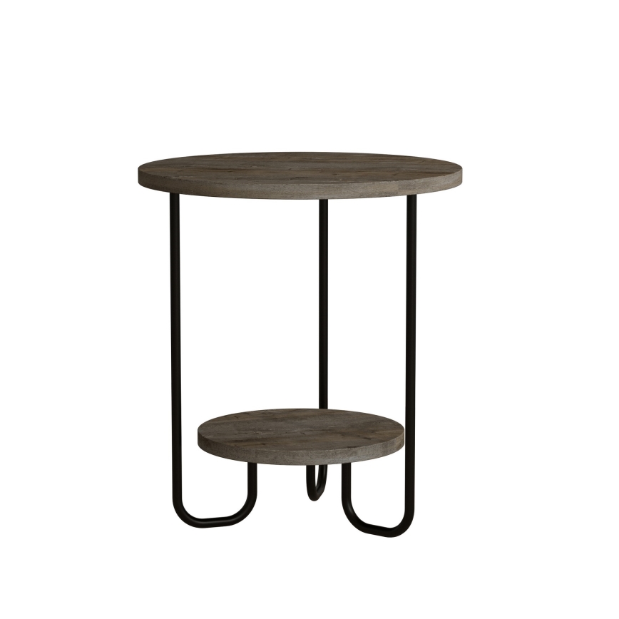 Table d'appoint CORRO 45x40 cm marron