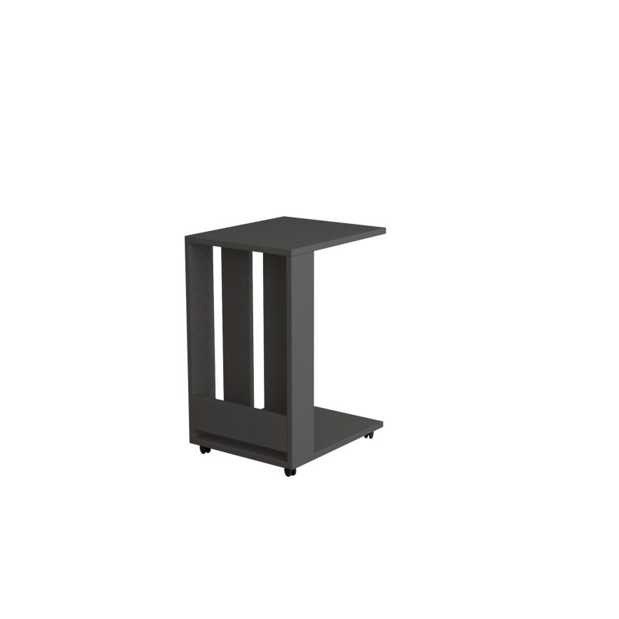 Table d'appoint EDI 60x45 cm anthracite