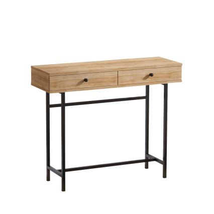 Table d'appoint ESTA 86x100 cm marron