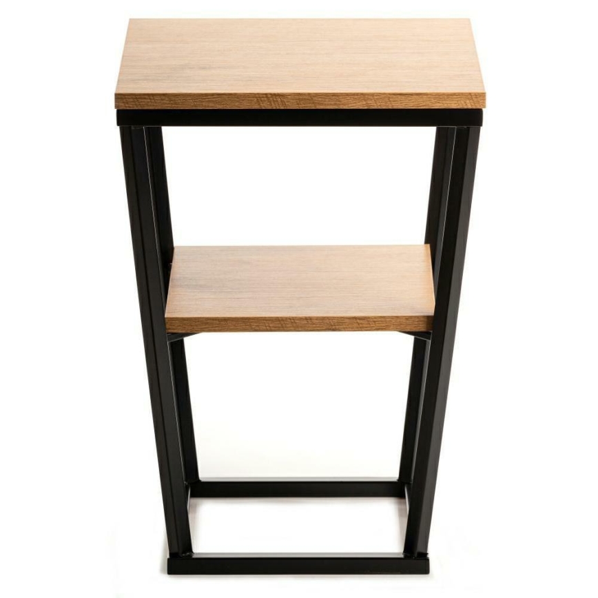 Table d'appoint EXPAND 57x40 cm noire/marron