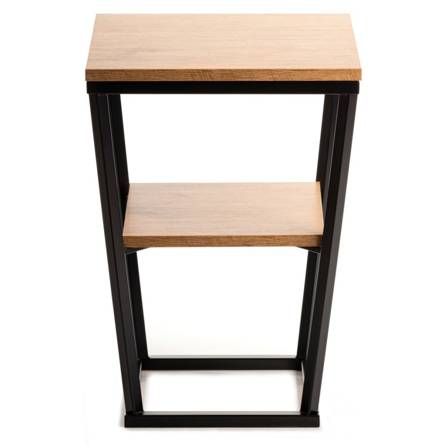 Table d'appoint EXPAND 57x40 cm noire/marron