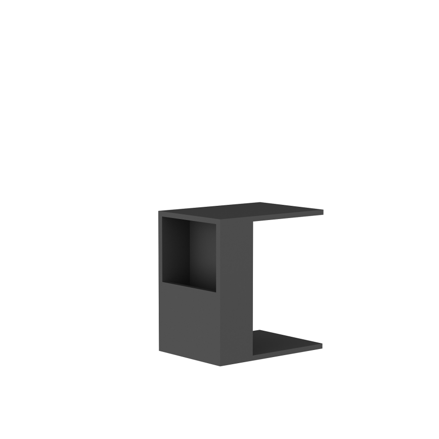 Table d'appoint KAREN 50x40 cm anthracite