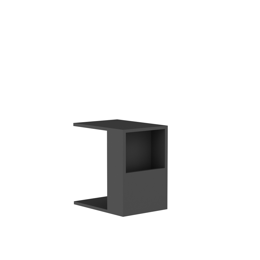 Table d'appoint KAREN 50x40 cm anthracite