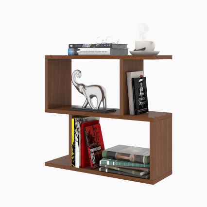 Table d'appoint LALE 55x60 cm marron