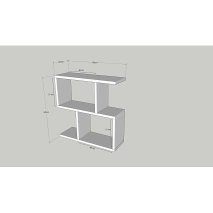 Table d'appoint LIFE 60x60 cm blanche