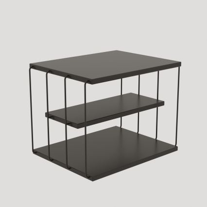 Table d'appoint LIFON 40x50 cm anthracite
